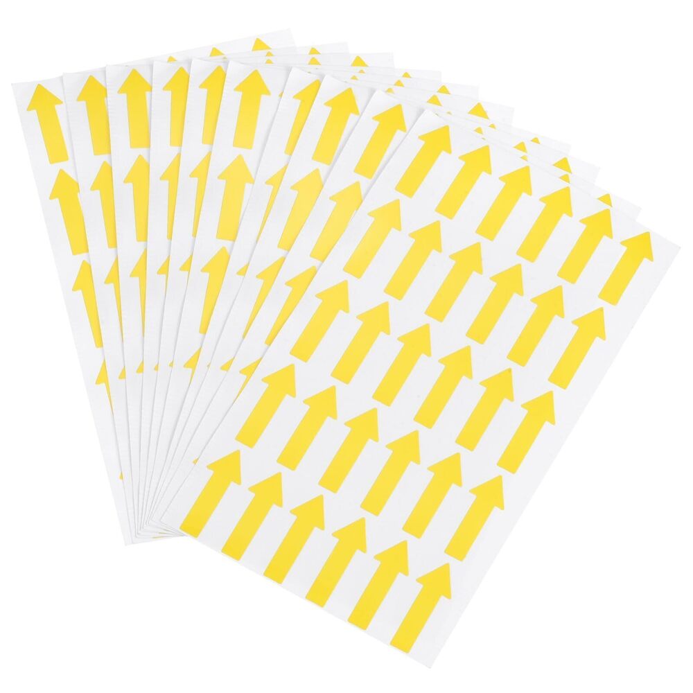 3648 300 Pcs Arrow Sticker Mini Coding Signs Label | Adhesive for Water